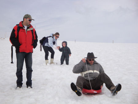 La famille Morin au Semnoz La famille Morin au Semnoz